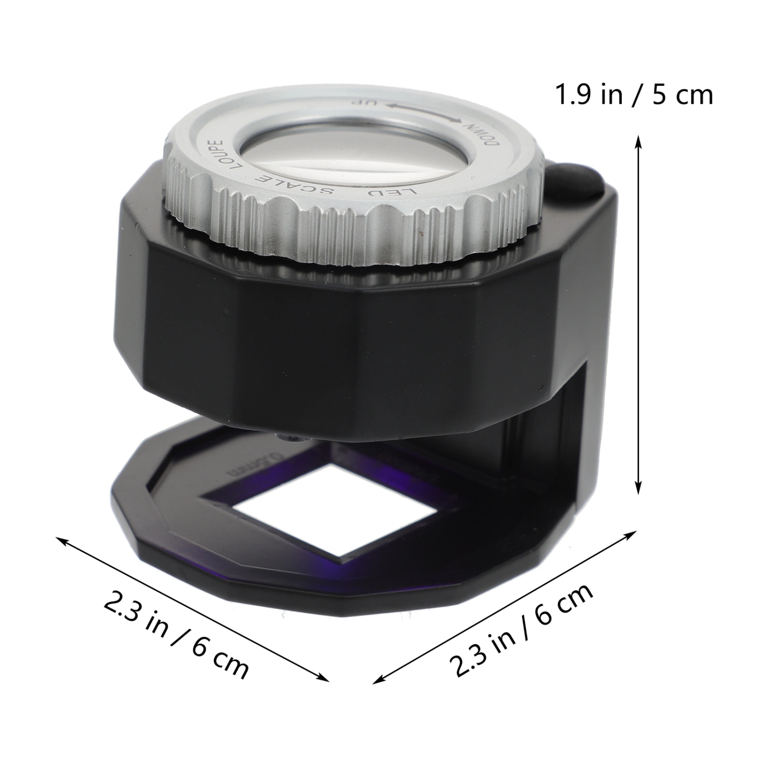 Magnifying Glass LED Magnifier Currency Detecting Magnifier 30X Magnifier