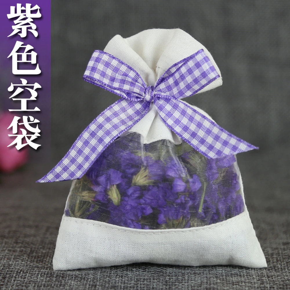 10pcs Empty Sachet Bag Lavender Sachet Bag Refillable Fragrance Sachet Visible Lavender Pouch