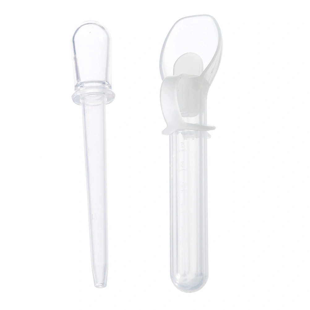 1 Set Baby Medicine Spoon Set Medication Graduated Dispenser Set for Toddler