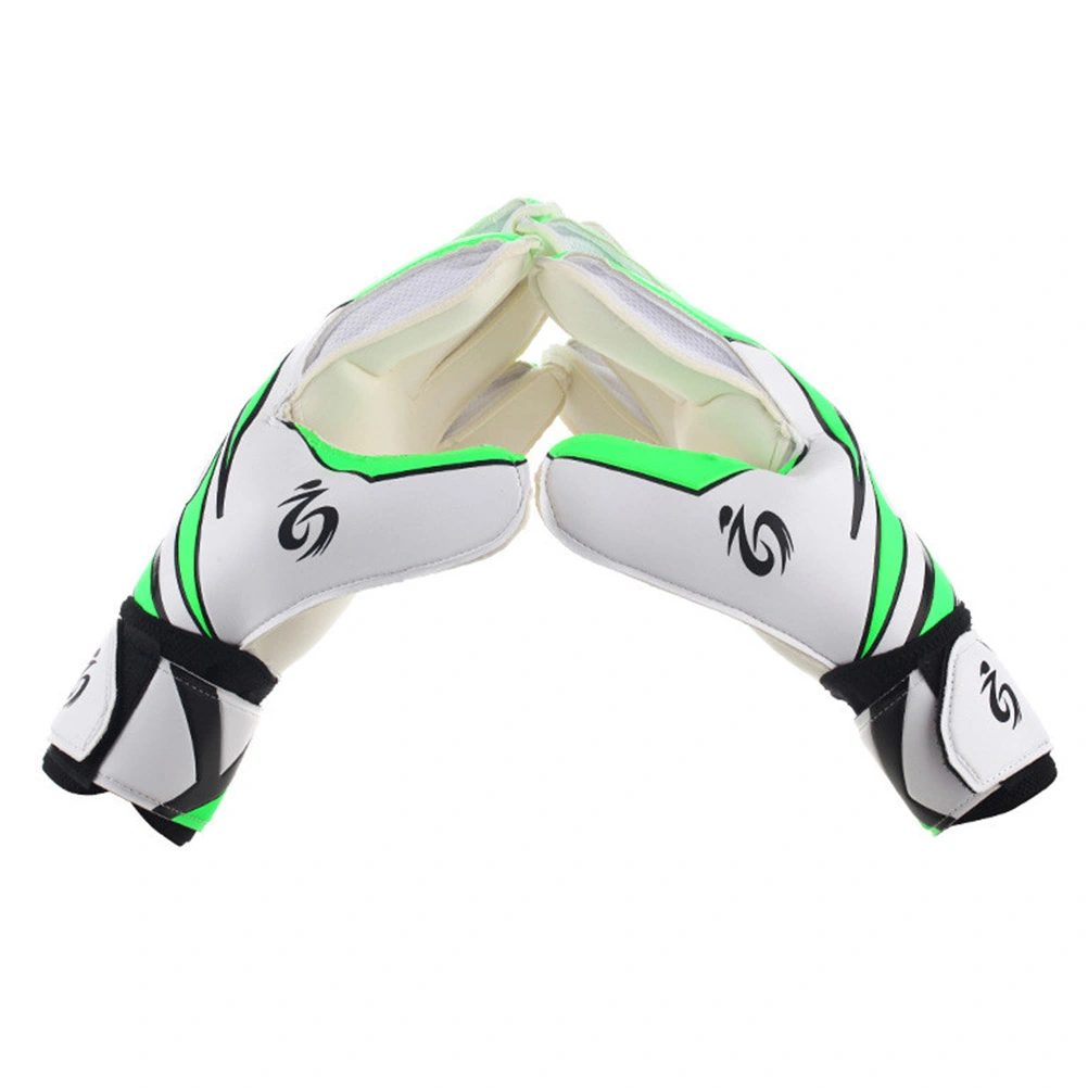 Football Glove Goalkeeper Protective Glove Goalkeeper Protection Gear for Adults (Green, No.9)
