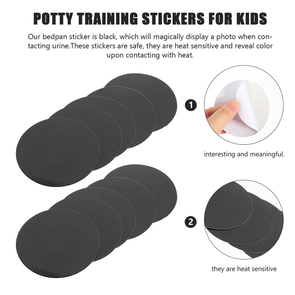 10pcs Potty Training Color Changing Stickers Potty Sticker for Kids Potty Training