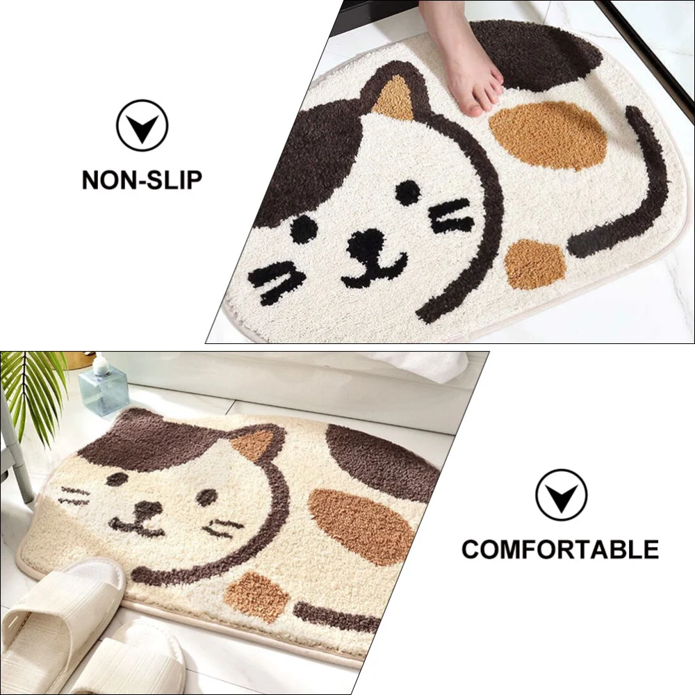 Cartoon Bedroom Carpet Non-slip Floor Mats Bathroom Water-absorbing Mat