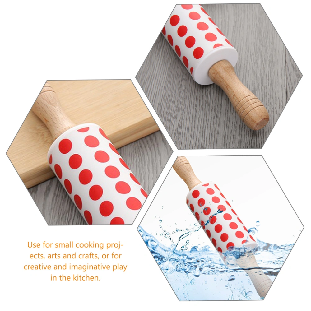 2pcs Silicone Rolling Pin Nonstick Roller Pin Dough Roller Baking Rolling Pin