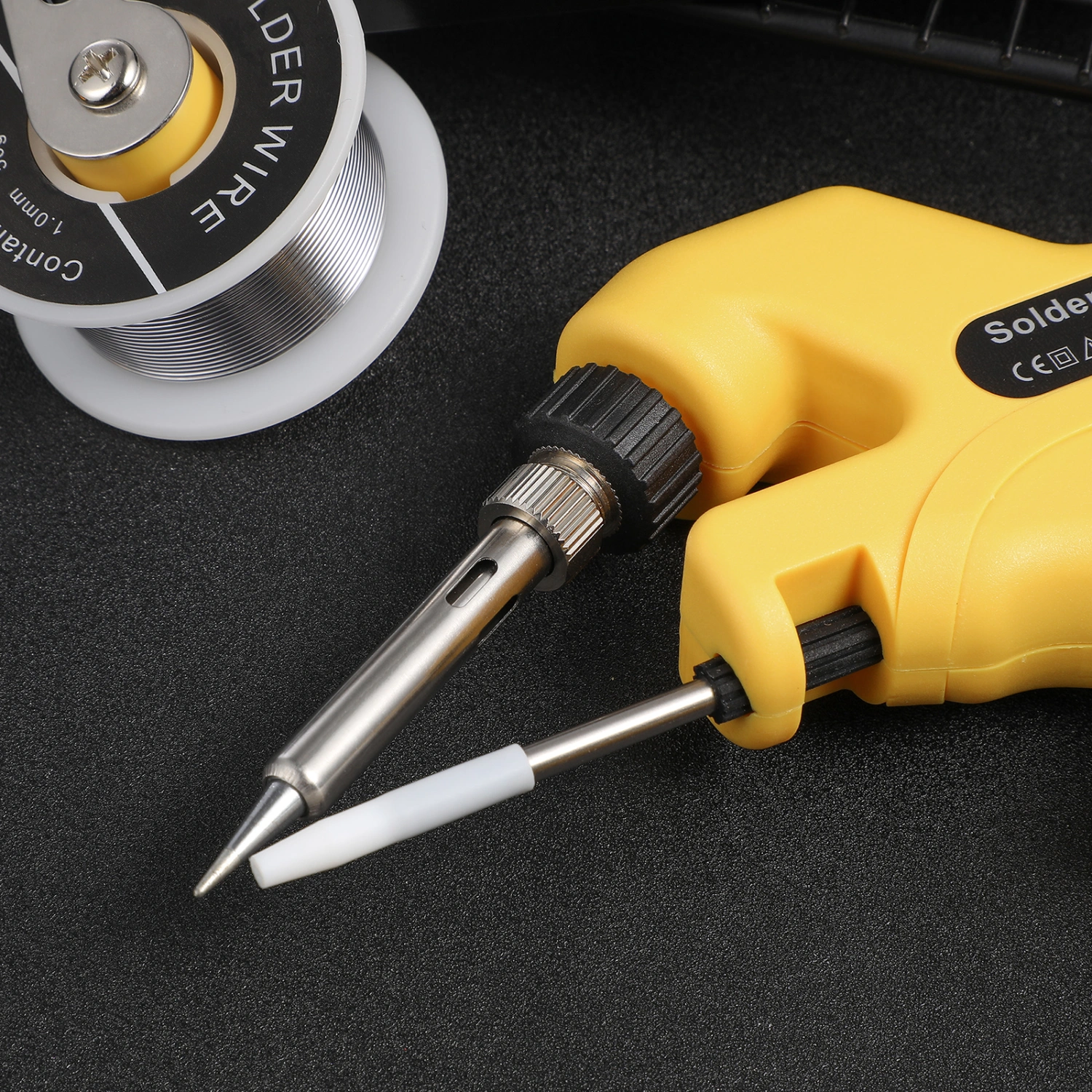 Cordless Solder Iron Kit Electric Quick Heating Ceramic Heater Portable Welding Tool