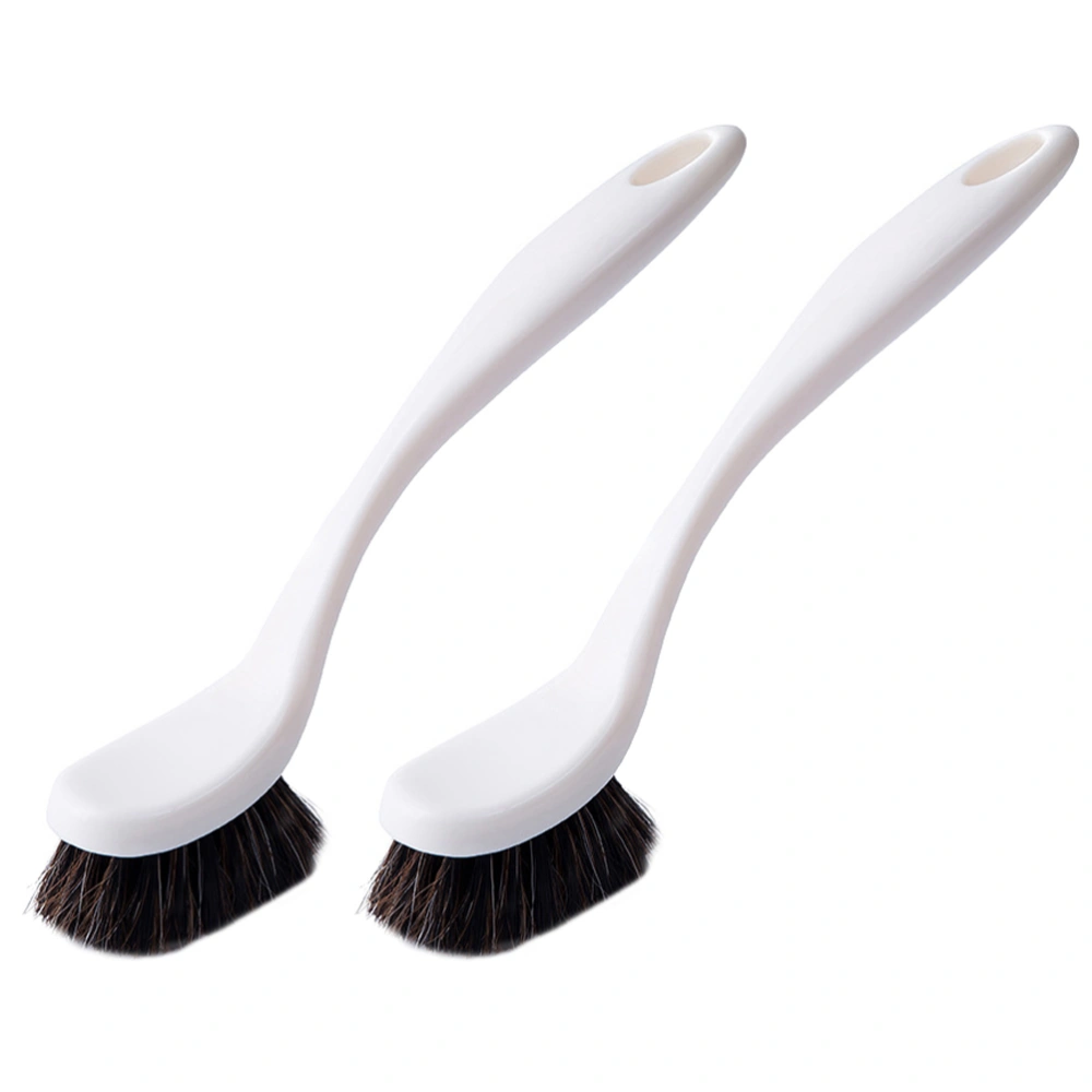 2pcs Long Handle Pot Brush Dishes Cleaning Brush Multipurpose Kitchen Brushes