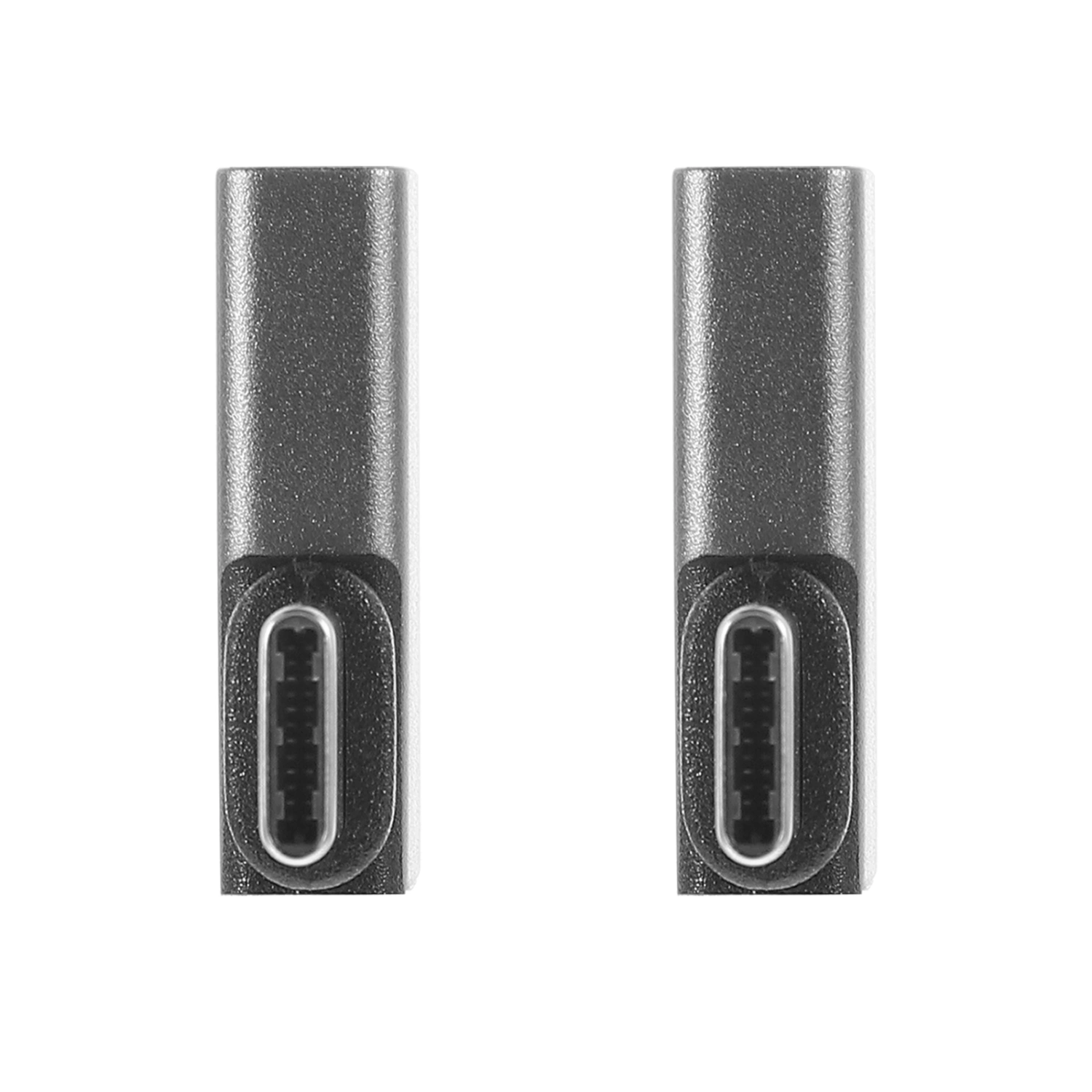 2pcs USB C 90 Degree Adapter Right Angle Type C Connector Computer Adapter Accessory