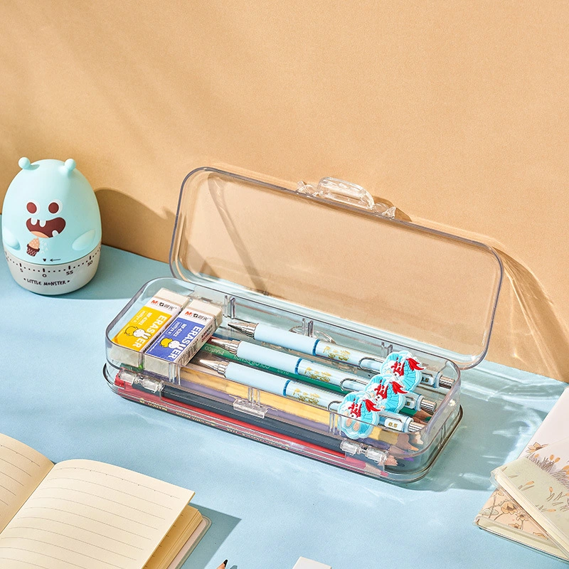 Pencil Case Large Capacity Stationery Box Portable Pen Container Pencil Storage Case Pen Case