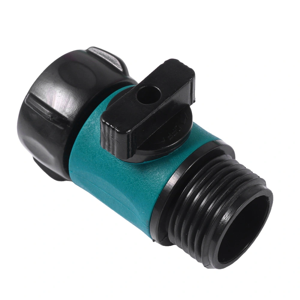 4pcs Quick Connection Pipe Connection Control Plastic Threads Garden Water Sprayer Quick Connector Watering Pipe Connector (Internal and External Screw 2pcs + 2pcs Washer Green)