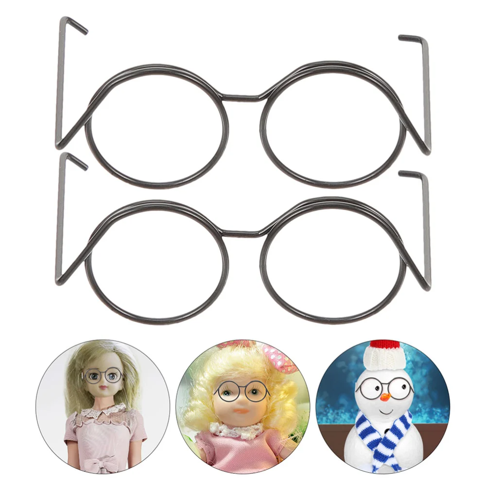 20pcs Doll Eyeglasses Doll Dress Up Mini Glasses Miniature Eyeglasses Mini House Accessories