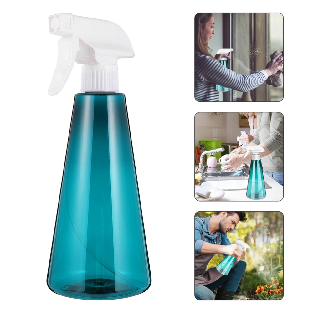 2pcs 500ml Plastic Water Sprayer Watering Can Spray Bottles for Home Dark Blue