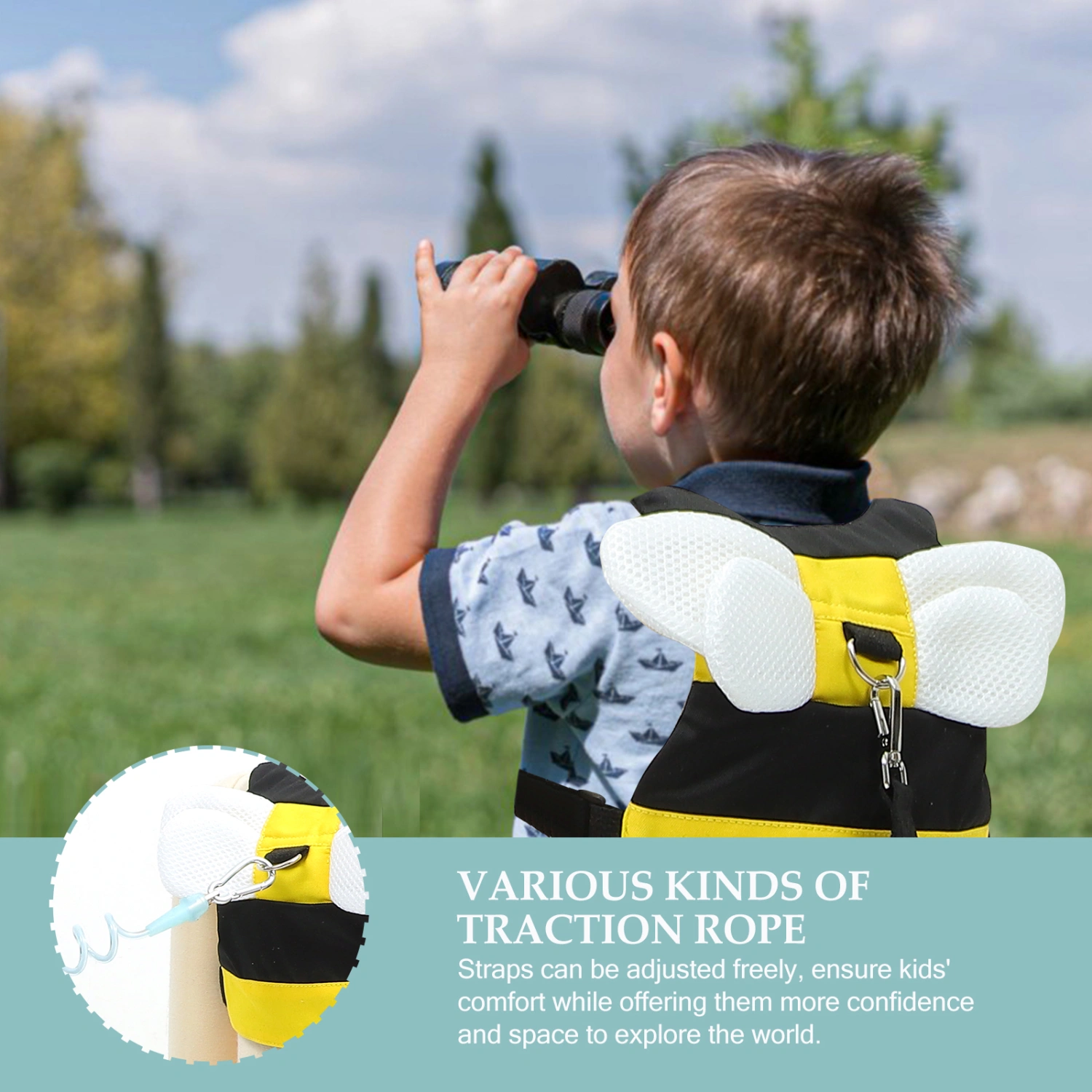 1 Set Anti Lost Safety Belt Kids Anti Lost Safety Leash Anti Lost Strap Harness