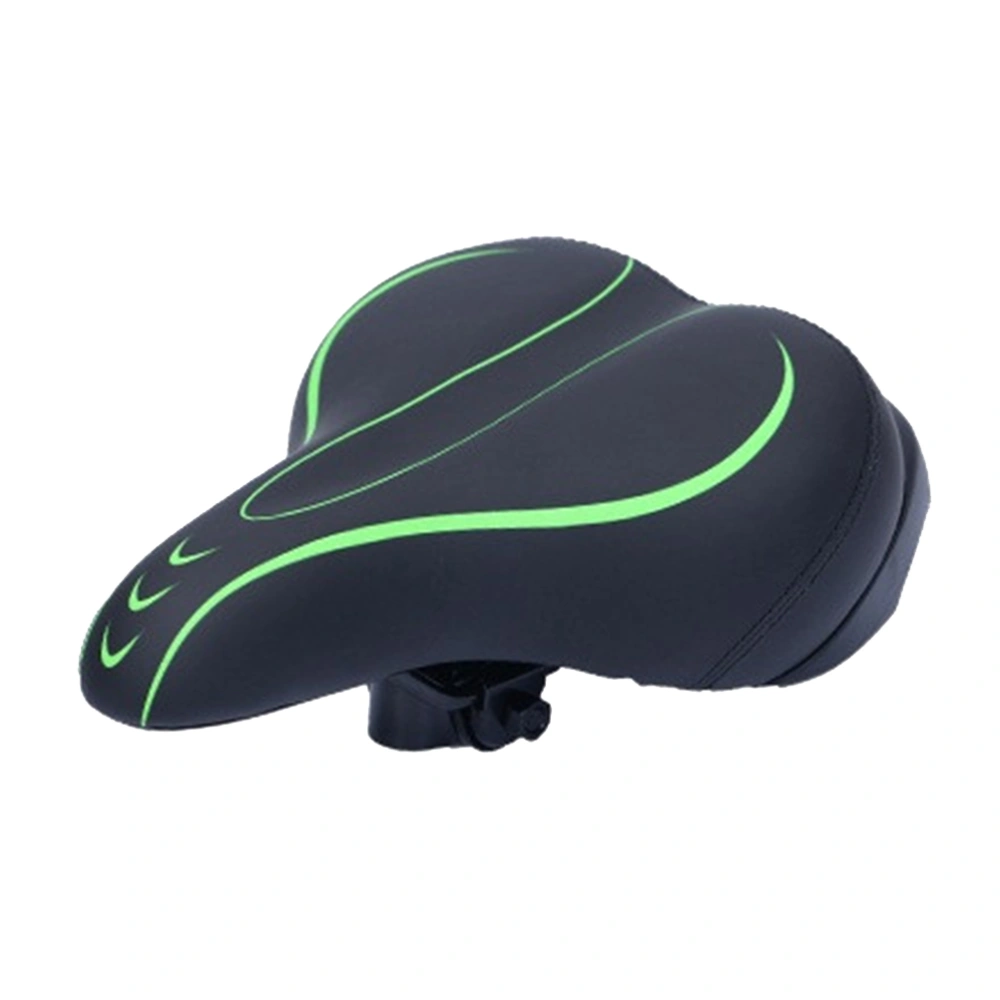 1pc Thickened Saddle Absorption Cushion Comfortable Seat (Green)