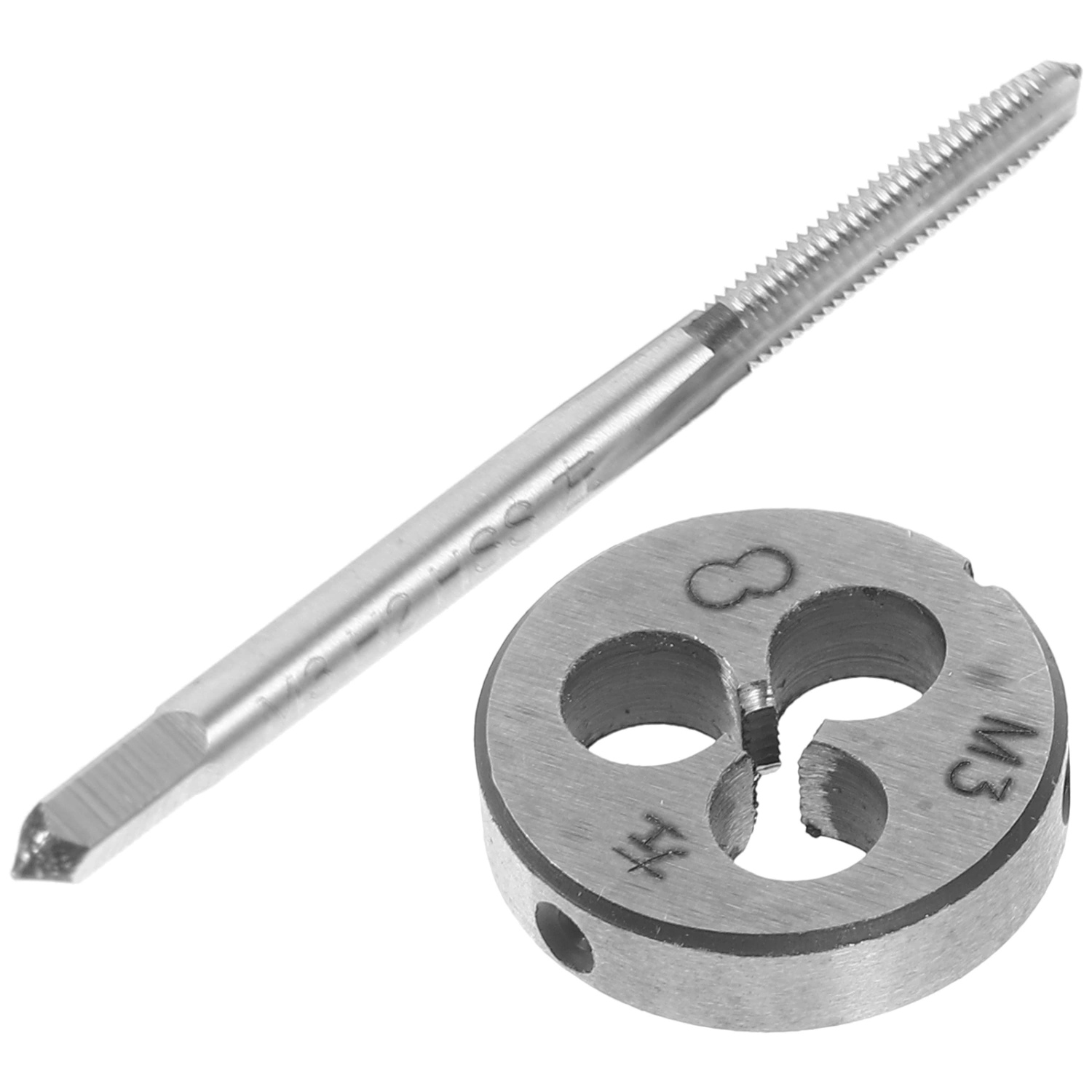 1 Set Die And Tap Set Coarse And Fine Thread Metal Rethreading Tool Accessory