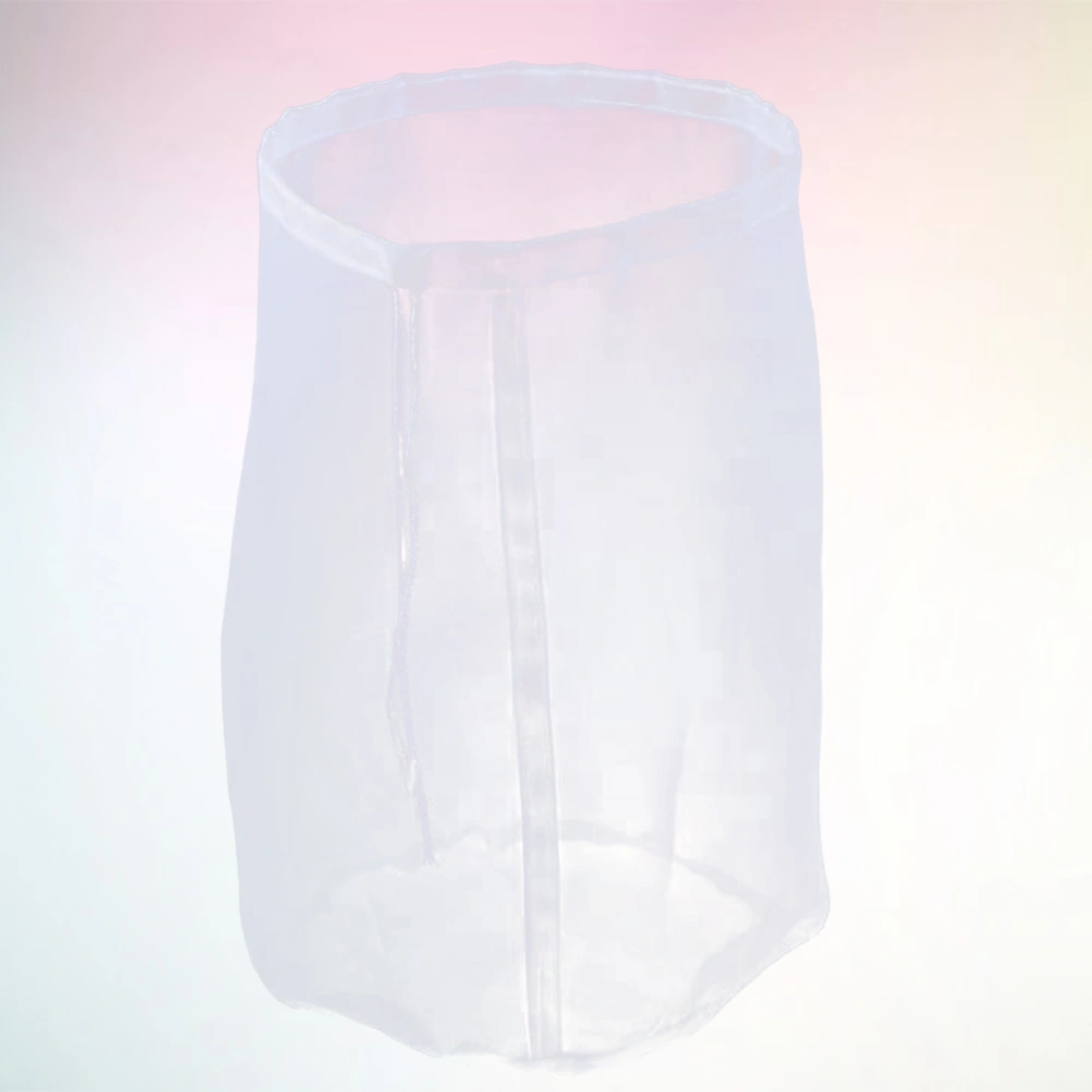 Honey Filter Bag Reusable Thicken Drawstring Straining Bag Food Strainer Bag Nut Milk Bag Yogurt Strainer Fine High Efficiency Filter Bag White