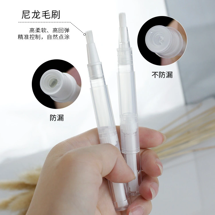 6pcs Cuticle Revitalize Nail Oil Pens Empty Nail Oil Tubes Lip Gloss Pens Plastic Cuticle Oil Pens