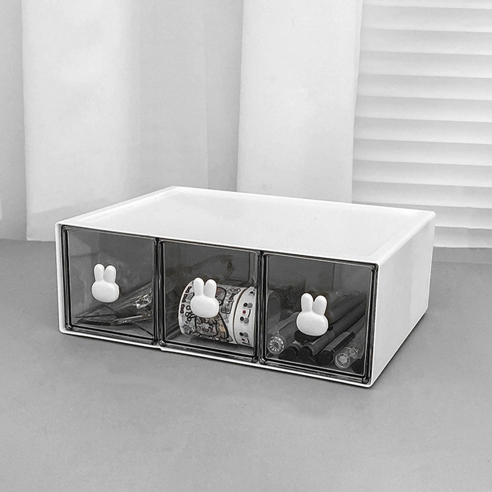 Desk Organizer with Drawers Desktop Storage Drawer Multi-Drawer Stationery Storage Case Stationery Holder