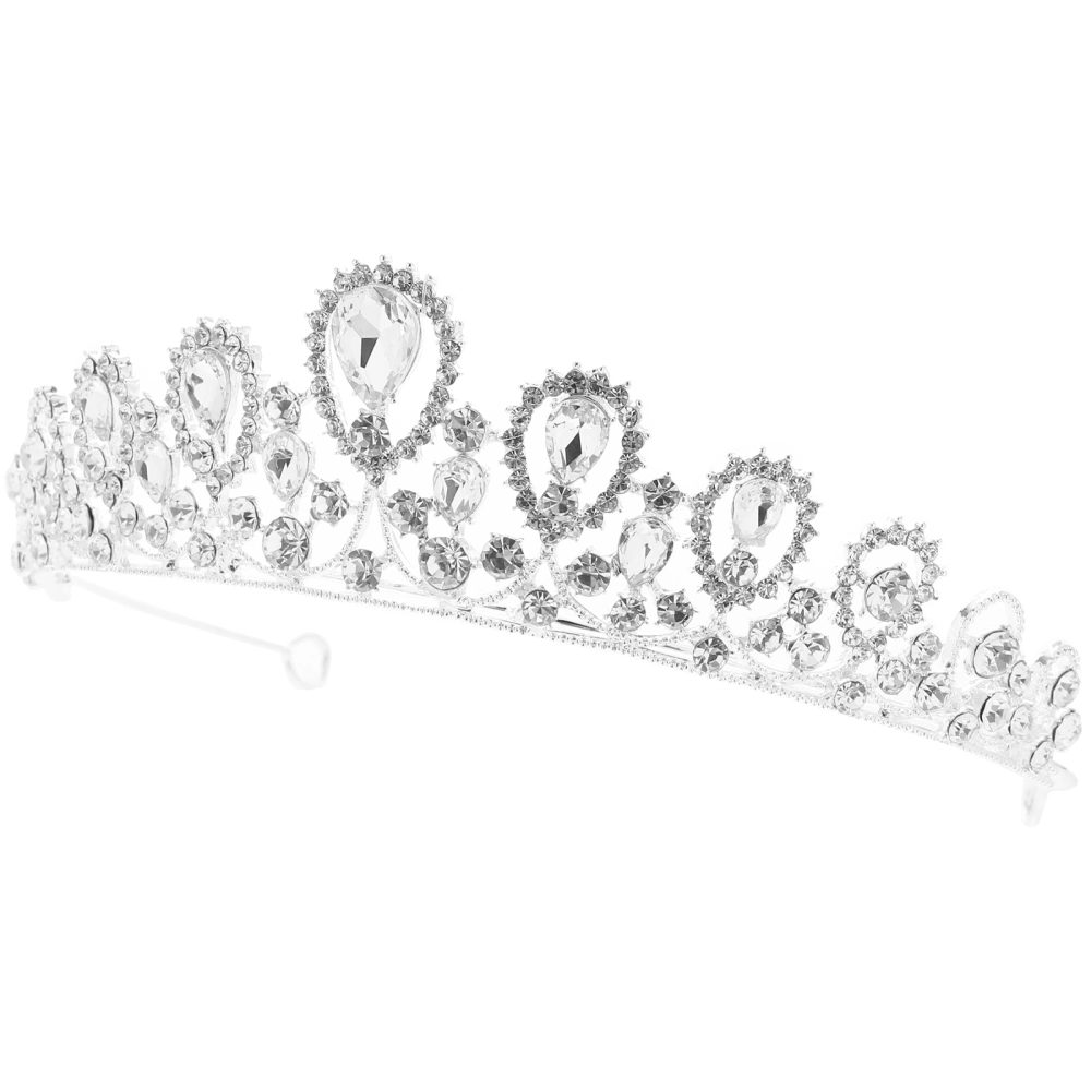 Wedding Tiara Crown Women Rhinestone Crown Sparkling Crown Headpiece Bride Crown