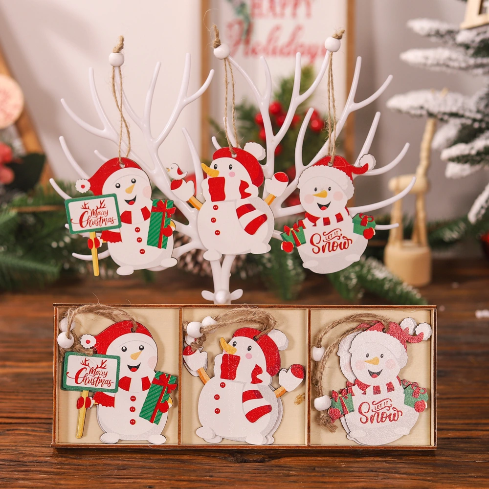 9pcs Christmas Pendants Xmas Tree Ornaments Christmas Hanging Decor Xmas Party Decor