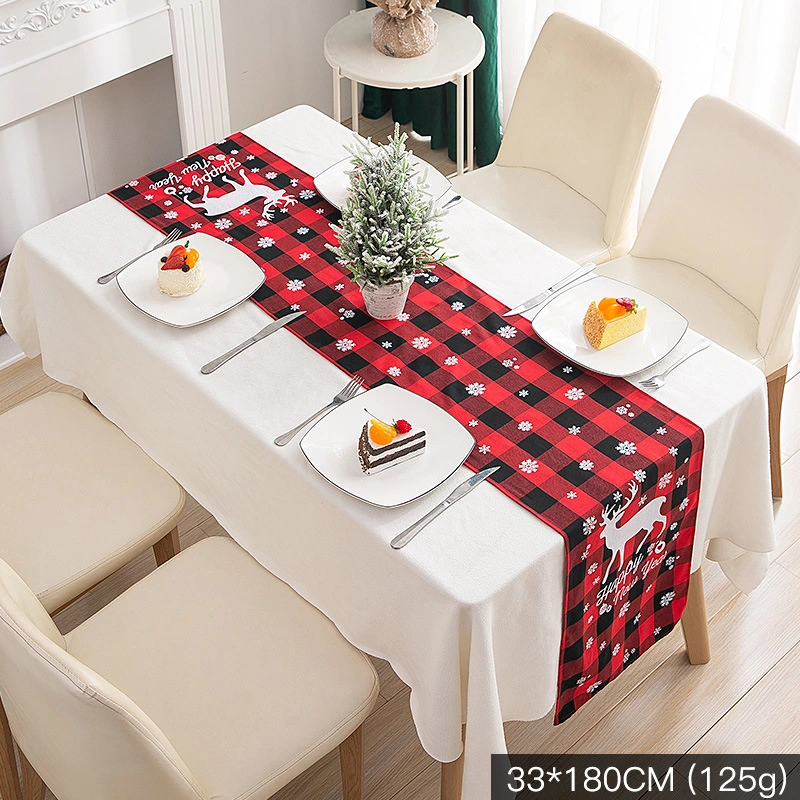 Festival Table Runner Christmas Theme Table Runner Tablecloth Table Decor