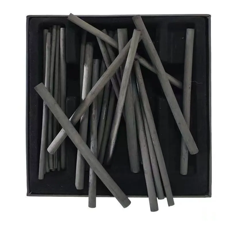 20Pcs Shading Sketching Charcoal Durable Charcoal Sticks Hobbyist Compressed Willow Charcoal