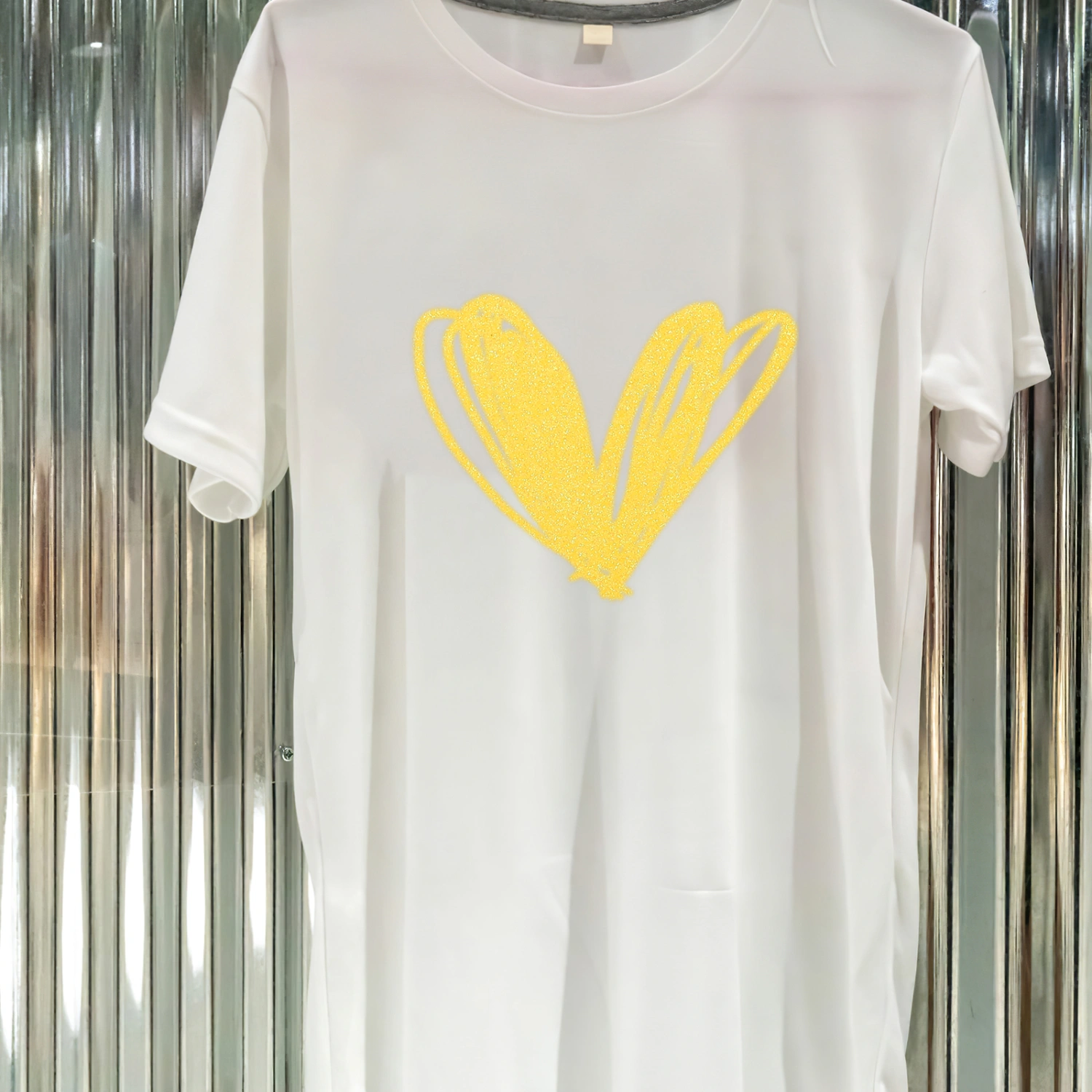 1 Sheet Glitter Vinyl Shiny Heat Press Iron on Vinyl Heat Transfer Film Glitter Vinyl for Clothes T-shirts