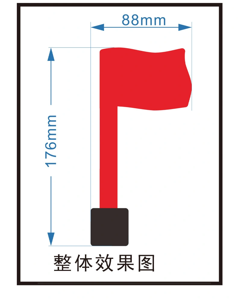 Mailbox Flag Universal Adhesive Mailbox Flag Red Sticky Mailbox Flag Replacement Mailbox Flag