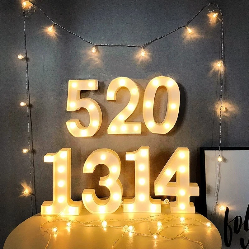 Light up Number Number 1 LED Light Decorative Number LED Light for Party Bedroom Living Room