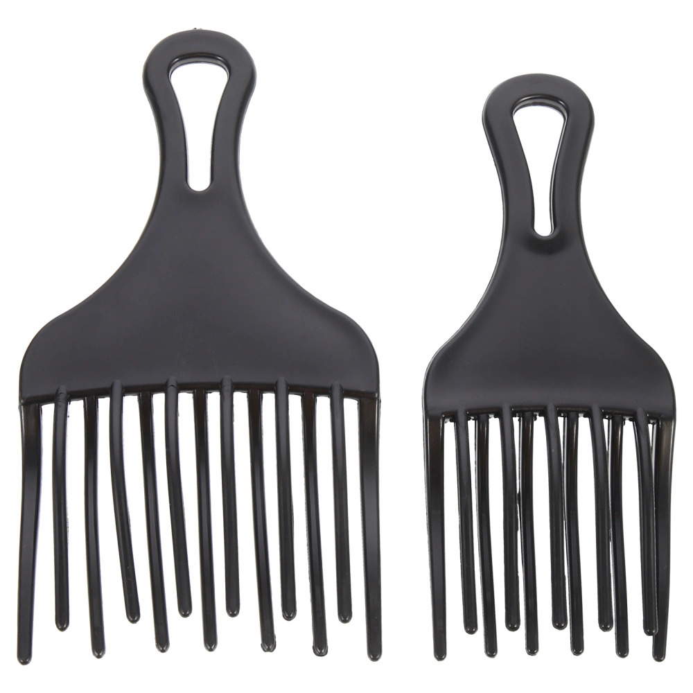 2Pcs Professional Hair Picks Plastic Needle Comb Universal Use Combs Haircut Comb