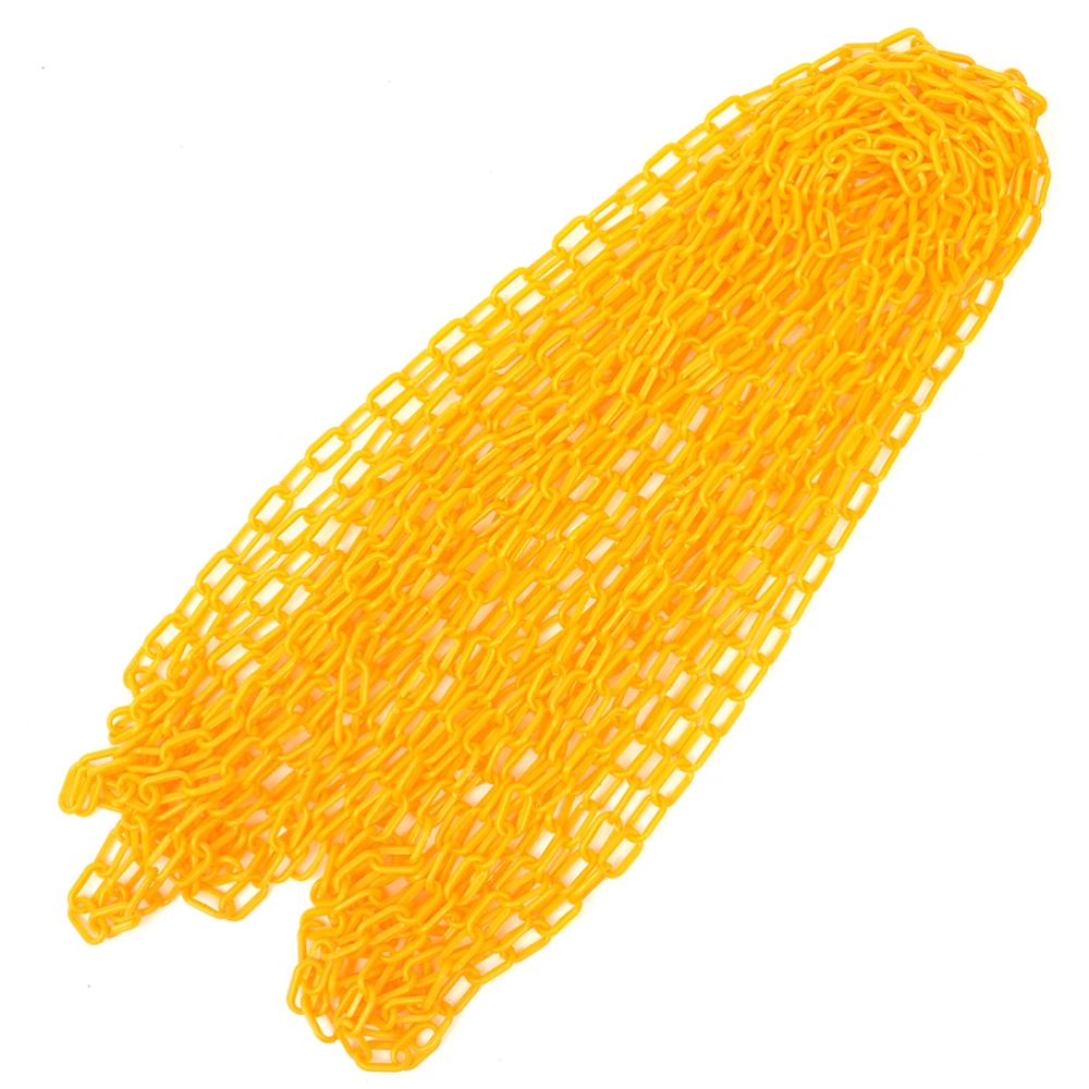 Caution Security Chain Yellow Crowd Control Chain Plastic Safety Barrier Chain 910M)