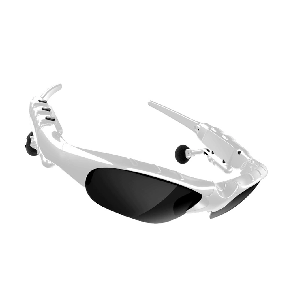 White Stereo Wireless Headset Telephone Driving Sunglasses Mp3 Music Player Riding Eyes Glasses Handsfree Earphone
