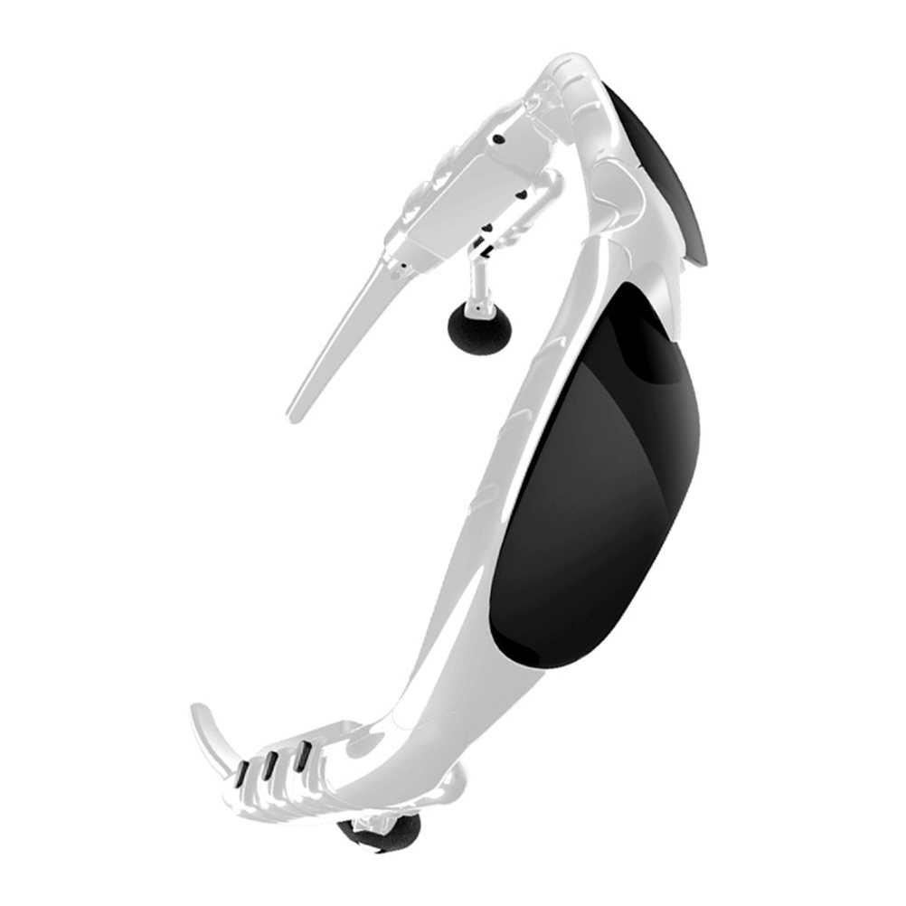 White Stereo Wireless Headset Telephone Driving Sunglasses Mp3 Music Player Riding Eyes Glasses Handsfree Earphone