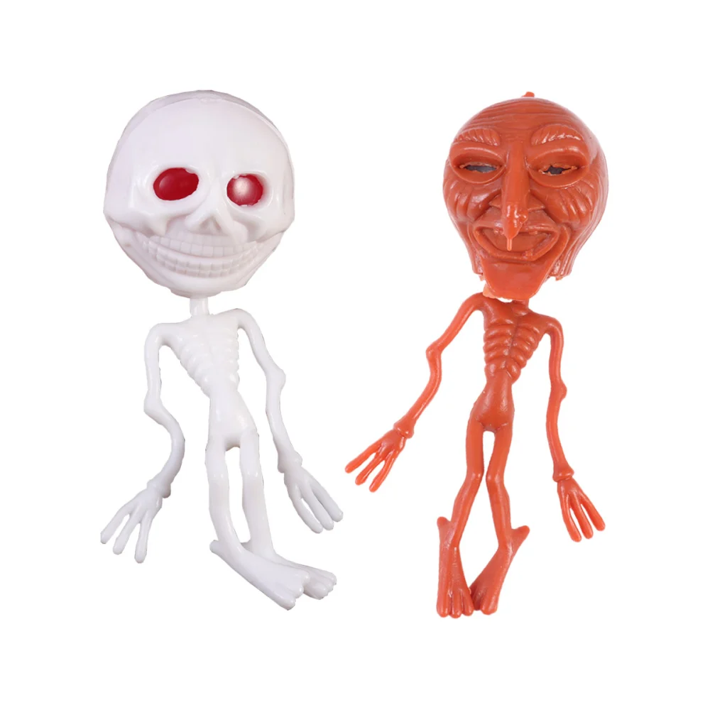 2pcs Polyethylene Alien Toys Pressure Reduction Toys Halloween Tricky Toys