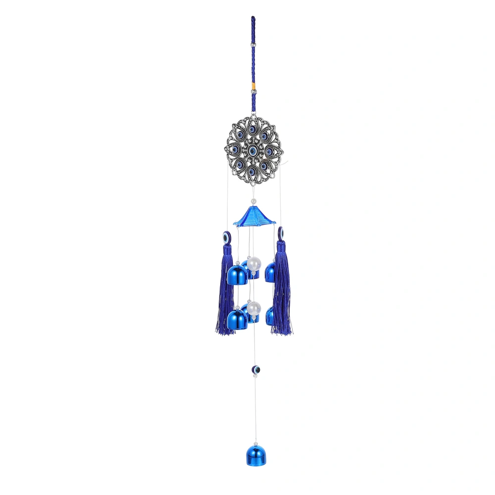 Blue Evil Eye Wind Chime Home Wind Bell Decoration Garden Dreamcatcher Wind Bell