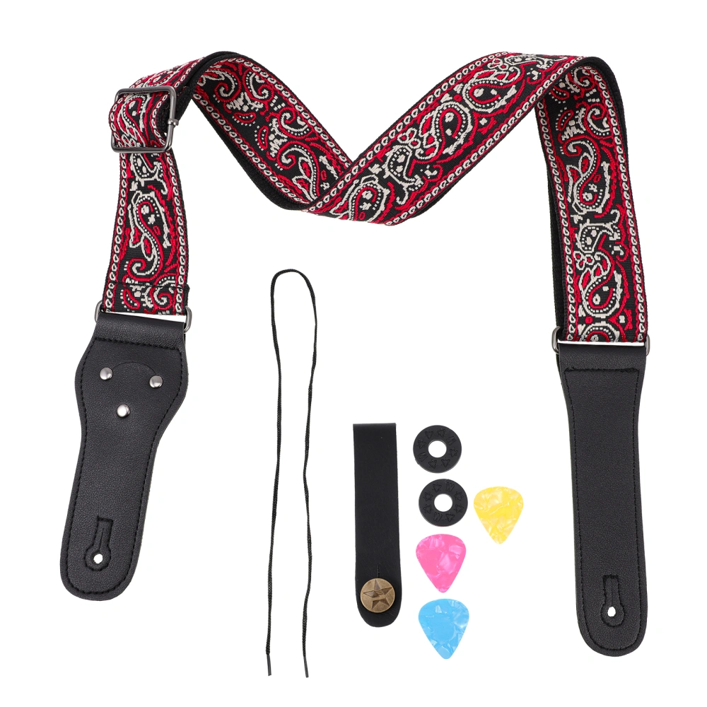 1 Set Guitar Accessories Kit Guitar Headstock Strap Non-slip Buckle Guitar Strap