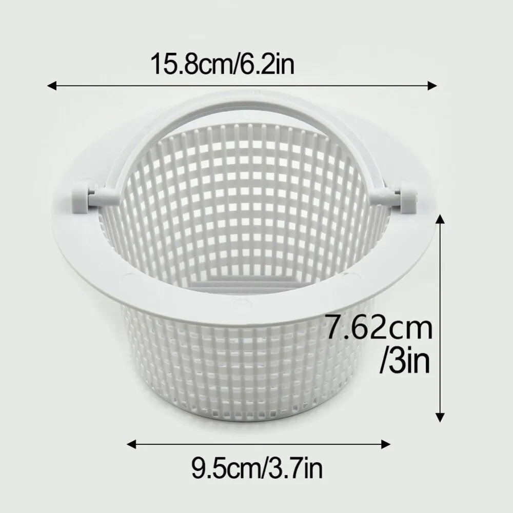 Portable Swimming Pool Leaves Filtering Basket Anti Clogging Pool Basket Garbage Filter