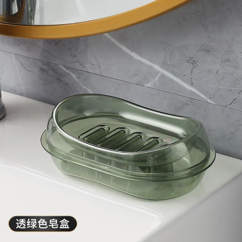 Soap Box Soap Draining Box Double Layer Soap Container Bathroom Soap Dish