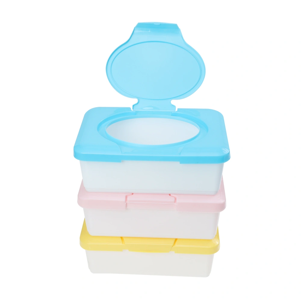 3pcs Refillable Baby Wipes Dispensers Baby Wipes Holders Wipes Tissue Cases