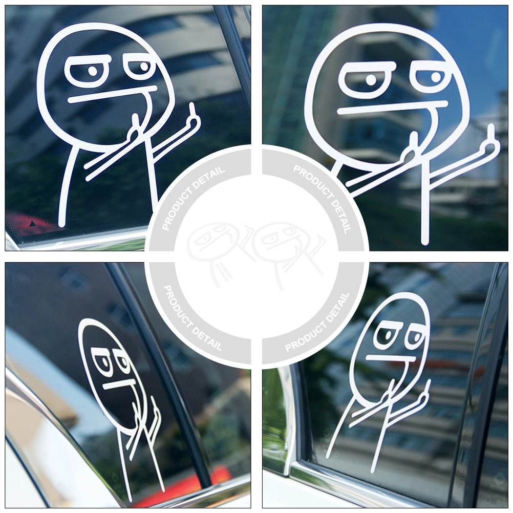 2pcs Interesting Decorative Sticker Window Decal Window Sticker Car Sticker