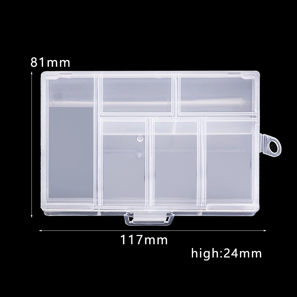 Nail Charm Organizer Clear Beads Organizer Rhinestones Storage Box Plastic Storage Holder