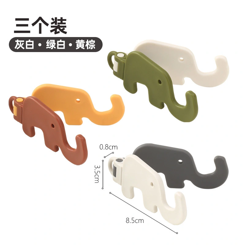 3pcs Mini Furniture Elephant Miniature Elephant Model Foldable Elephant Phone Holder Stand