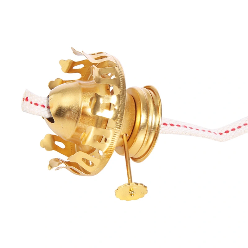 2pcs Oil Lamp Wicks Kerosene Lamp Base Burner Accessories Oil Lamp Regulator