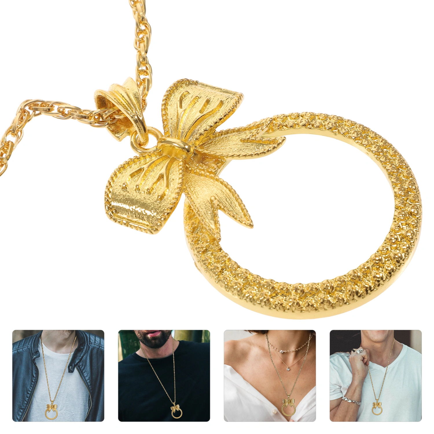Exquisite Magnifier Necklace Magnifying Glass Jewelry Reading Magnifying Glass