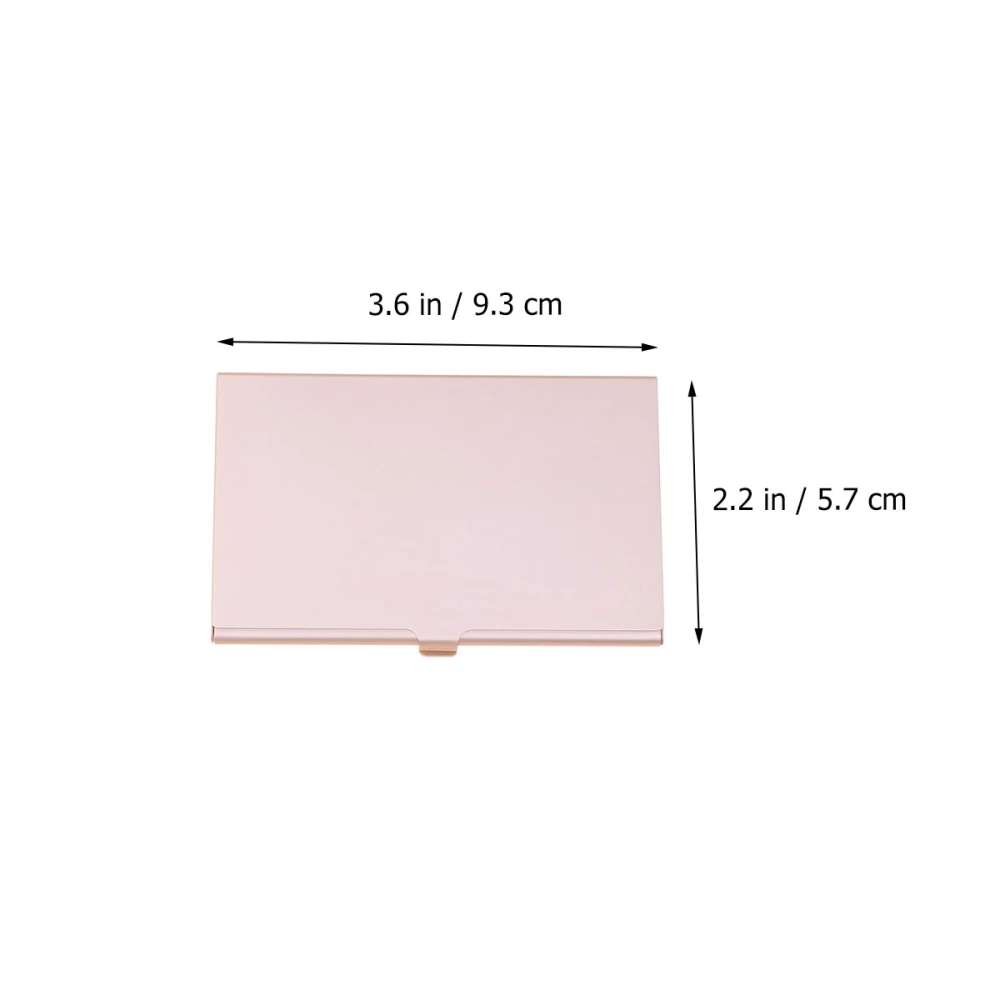 1pc Phone Number Storage Holder Aluminum SIM Bag Chip Organizer with a Needle for Home Shop Golden