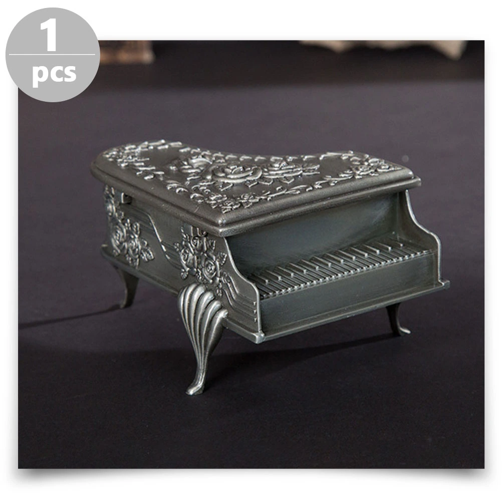 Jewelry Storage Box Retro Style Ear Stud Ring Box Multi-purpose Jewelry Box
