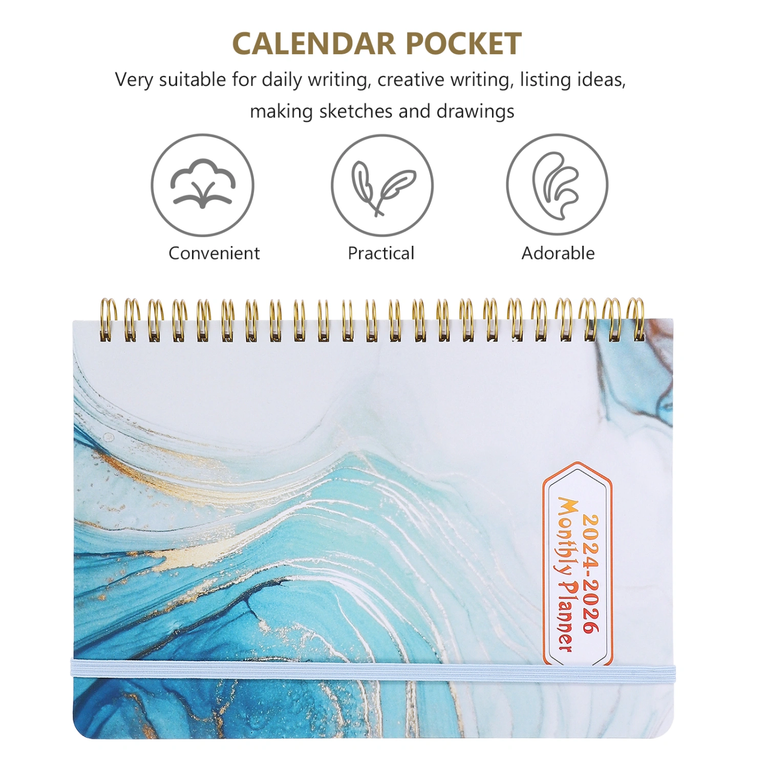 Household Planner Book Portable Academic Planner Multi-Function Planner Organizer