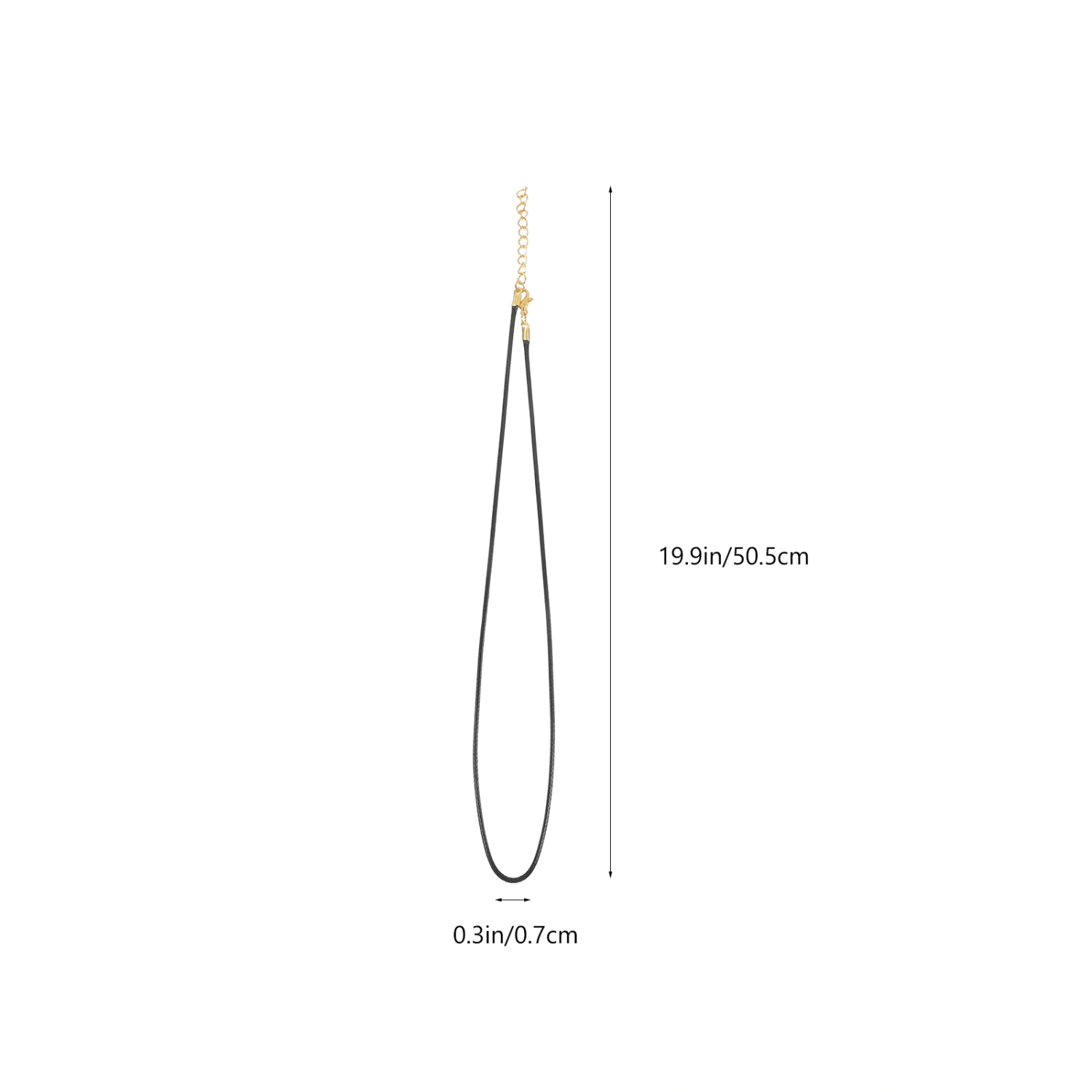 50pcs Necklaces Jewelry Cord Clasp Necklace String Bracelet Necklace DIY Cord Jewelry DIY String