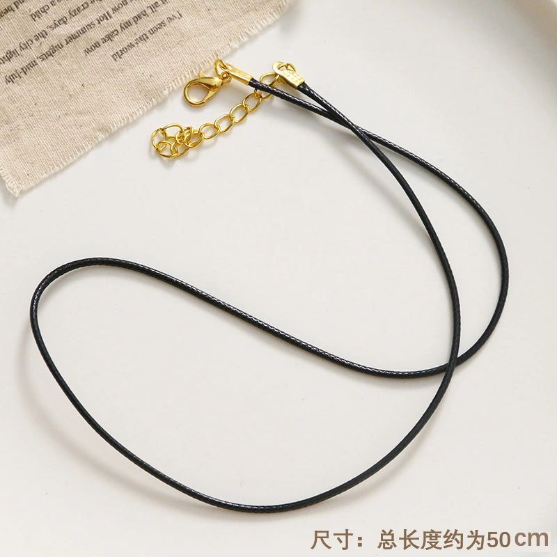 50pcs Necklaces Jewelry Cord Clasp Necklace String Bracelet Necklace DIY Cord Jewelry DIY String