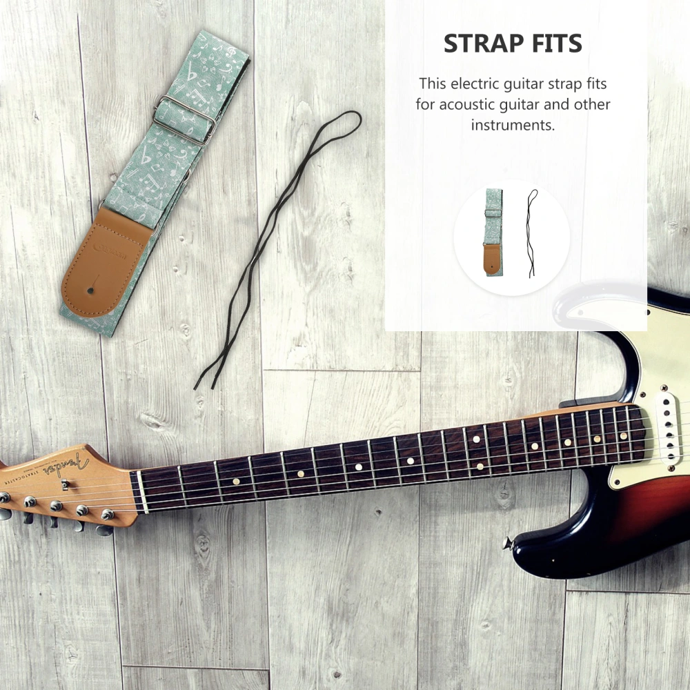 1Pc Practical Instrument Strap Useful Guitar Strap Belt Electric Guitar Strap