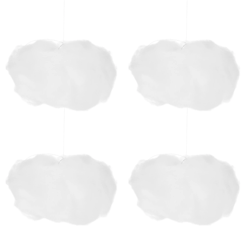 NUOBESTY 4pcs Simulation Clouds Home Cloud Decorations Cloud Shaped Pendants DIY Hanging Clouds for Wedding