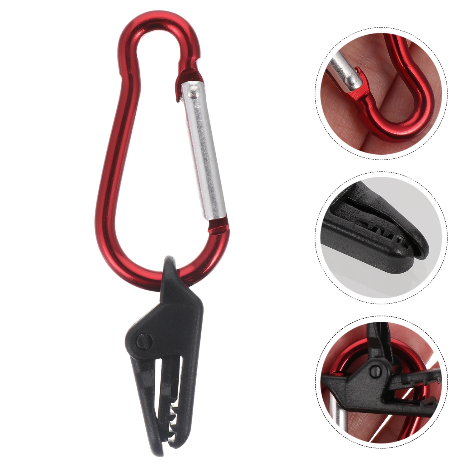 20 Sets Shade Sail Tarp Clips Secure Clamp Outdoor Camping Tent Hardwares Kit